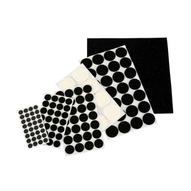 Filzgleiter- und Schaumstoffdämpfer-Set, 125-tlg.
