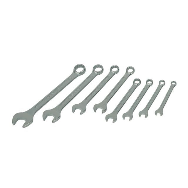 Ring-Gabelschlüsselsatz, 8-tlg., 8 bis 19 mm