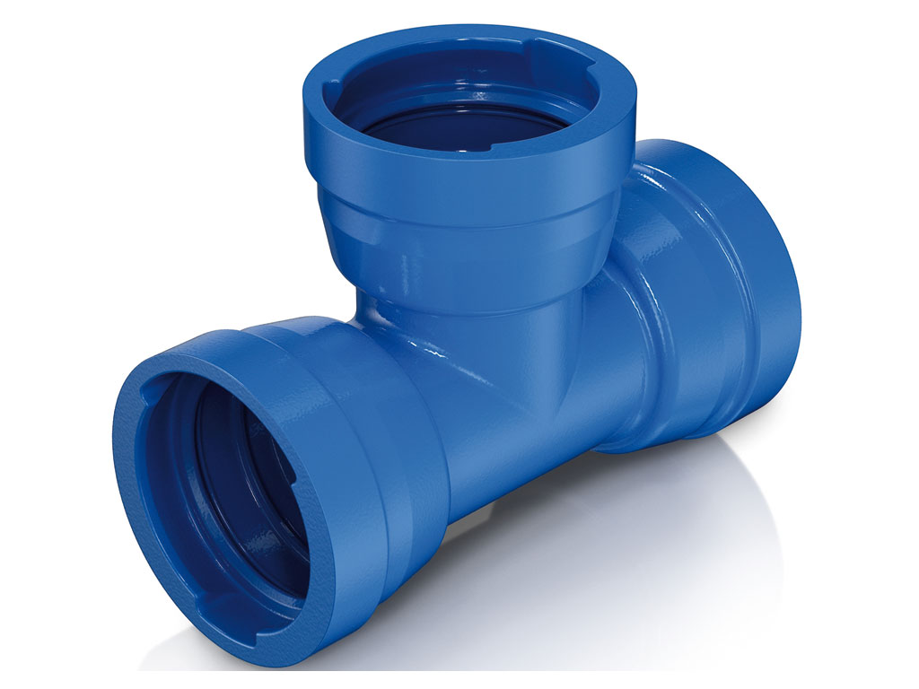 DUKTUS MMB Stück BLS Doppelmuffenstück BLS mit Muffenabzweig 90°