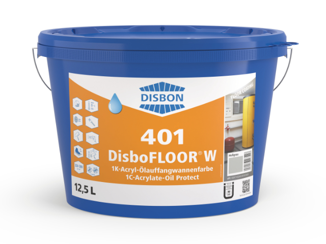 DisboFLOOR® W 401 1K-Acryl-Ölauffangwannenfarbe