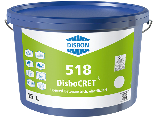 DisboCRET 518 1K-Acryl-Betonanstrich, elastifiziert