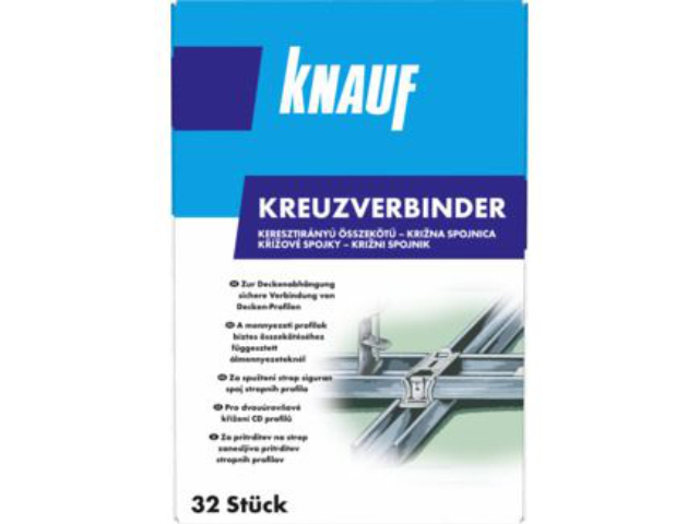 Kreuzverbinder für CD-Profil 60/27 (SB-Verpackung)