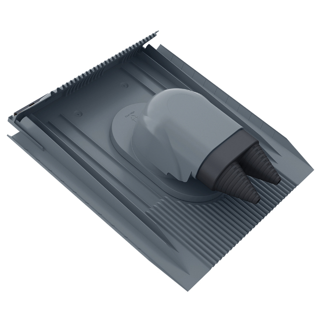 Venduct® DUO Solar-Durchführungs-Set für Dachneigung 16–65°