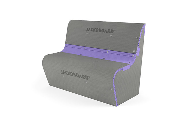 JACKOBOARD® S-Kit 3 Sitzbank rund mit Lehne