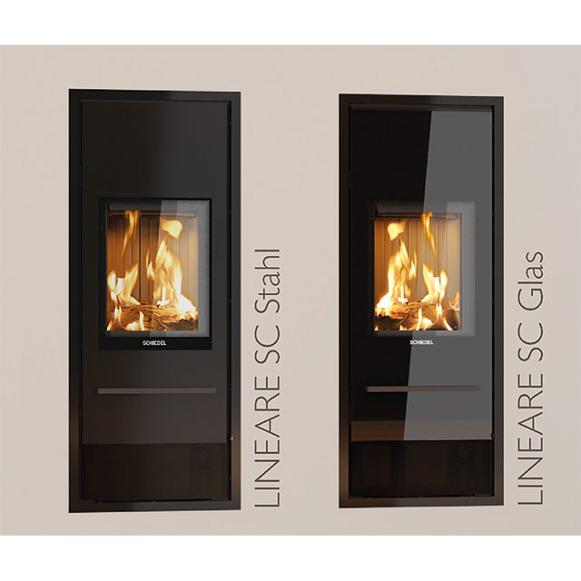 KINGFIRE LINEARE SC Glas / Stahl