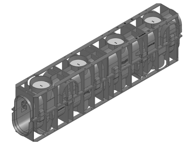 Schachtverbinder für RECYFIX HICAP 1000