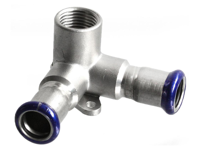 Armaturenanschluss doppelt V-Form
