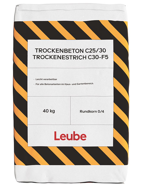 Trockenbeton C 25/30 - Trockenestrich C 30-F5