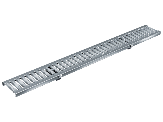 MEA 100 Rinnenabdeckungen, Belastungsklasse A 15 mit CLIPFIX Schnellverschluss