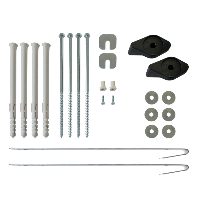 Montageset befahrbar für Dämmung bis 12 cm, gelb