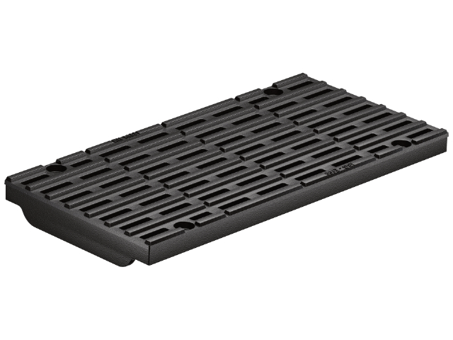 Guss-Stegrost mit Blindenleitsystem SW 45/8, KTL-beschichtet