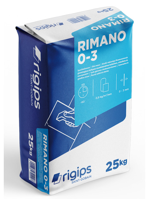 Rimano 0-3 Flächenspachtelgips/Spachtelgips
