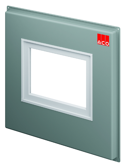 ACO Therm® Block mit integrierter Fensterzarge ohne Flügel (dwd Montage)