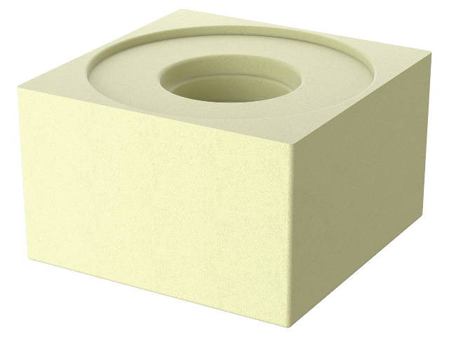 Isolierring für Oberteil DN 70/100