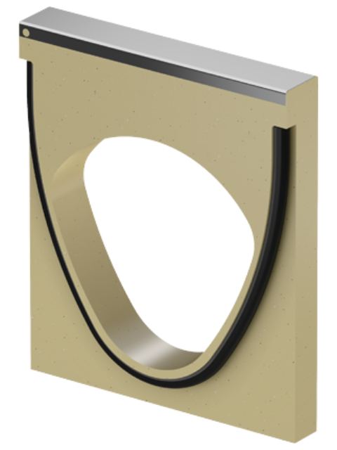 Adapter für Fließrichtungswechsel Stahl verzinkt NW 150