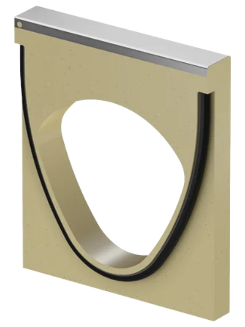 Adapter für Fließrichtungswechsel Edelstahl NW 200