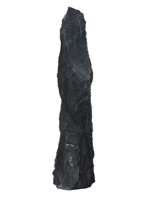 Marmor-Monolith, Schwarz-Grau