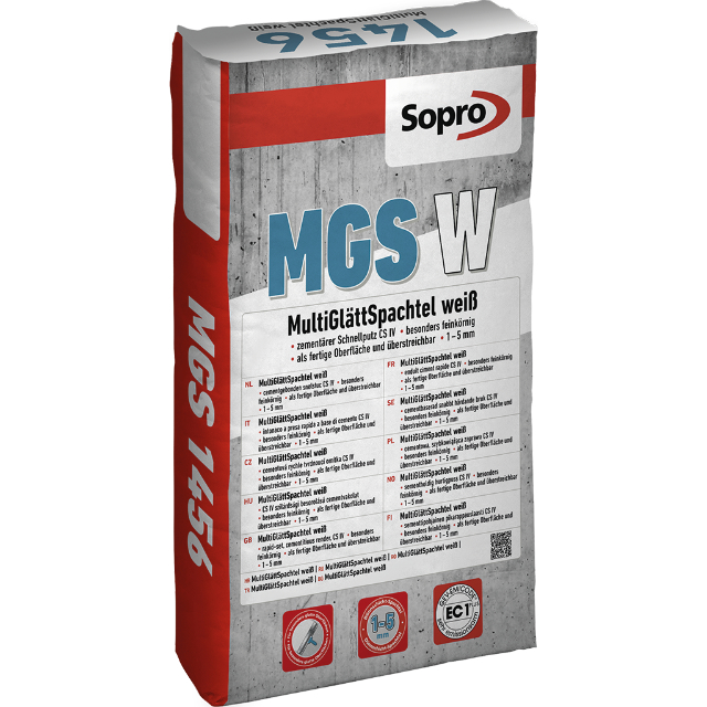 Sopro MultiGlättSpachtel MGS 1456 weiß