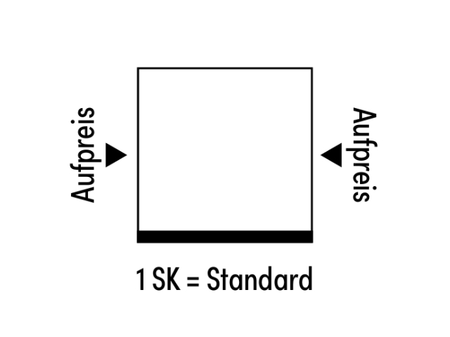 Aufpreis Sonderfertigung Kartäuser Stufen