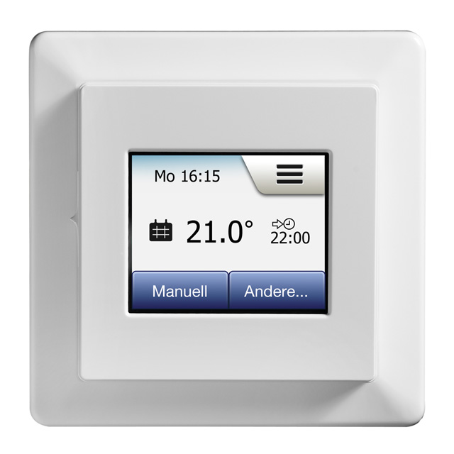 IndorTec® THERM-E TW Touchscreen Thermostat inkl. Bodenfühler