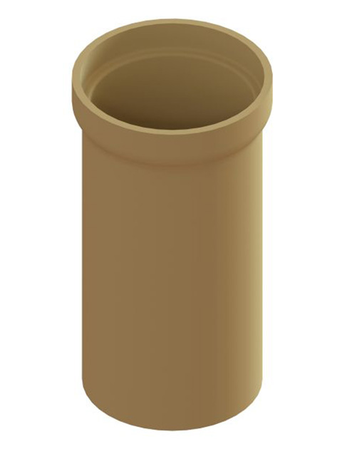 Einzelteile - Rohrelement 330 mm mit Muffe