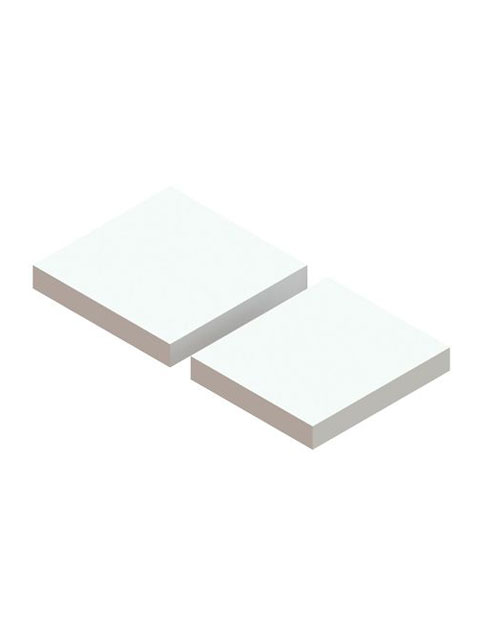 Einzelteile F90 doppelzügig - Fußplattenpaar für doppelzügige Schachtelemente