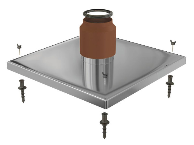 Zubehör - Mündungspaket für Kaminkopf verwendbar für alle flexiblen Systeme