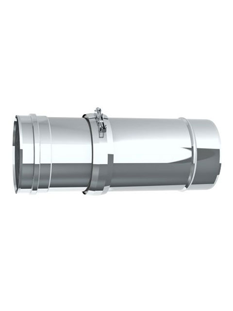 Einzelteile - Längenausgleichselement 260 - 420 mm mit Klemmdichtung für Überdruck