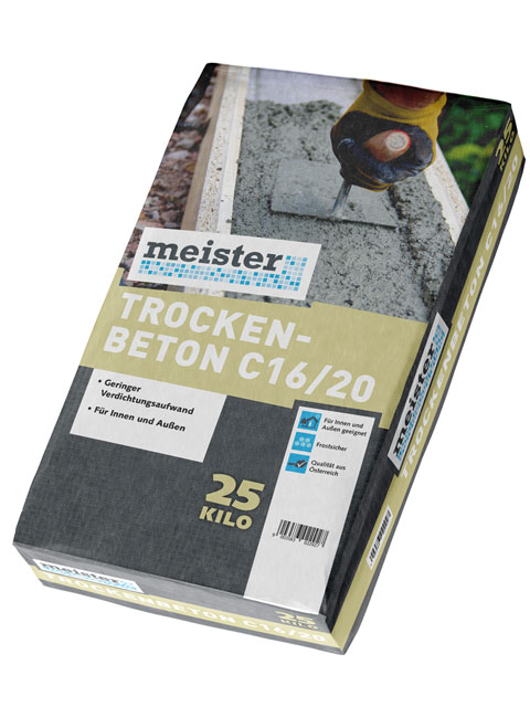 MEISTER Trockenbeton C16/20