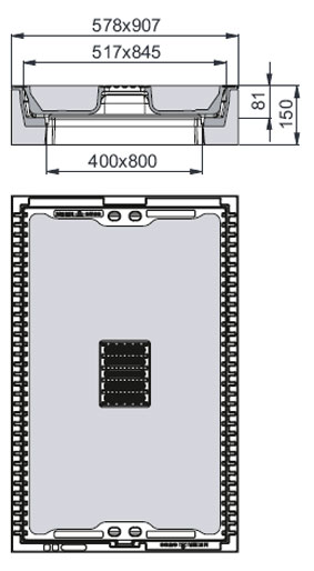 Kabelschachtabdeckung