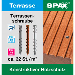 SPAX Terrassenschraube A2