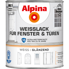 ALPINA Weißlack für Fenster und Türen