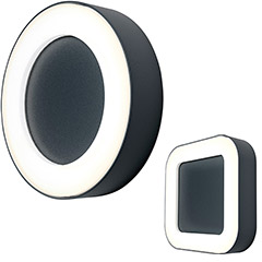 Ledvance LED-Außenwand- oder Deckenleuchte „Endura Style Ring & Square“