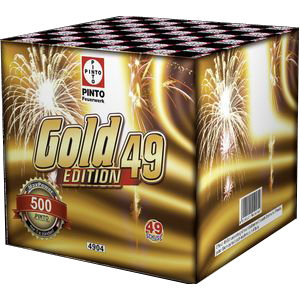PINTO FEUERWERK Batterie 'Gold Edition 49'