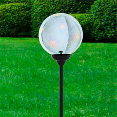 Eglo LED-Solarspieß Glaskugel
