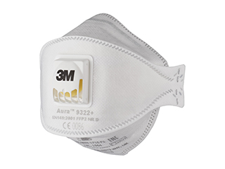 Aura™ Maske für Handschleifen und Elektrowerkzeugarbeiten 9322PRO10