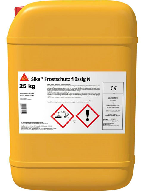 Sika Frostschutz flüssig 25kg 1,0% des Zementgewichtes