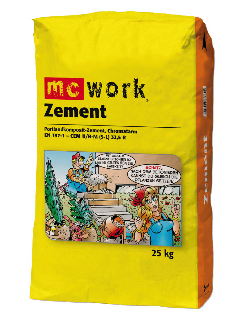MC WORK Zement CEM II/B-M (S-L) 32,5 R