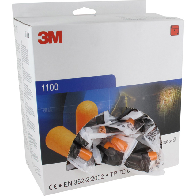 Gehörschutzstöpsel 1100 3M, 200Paar/Paket