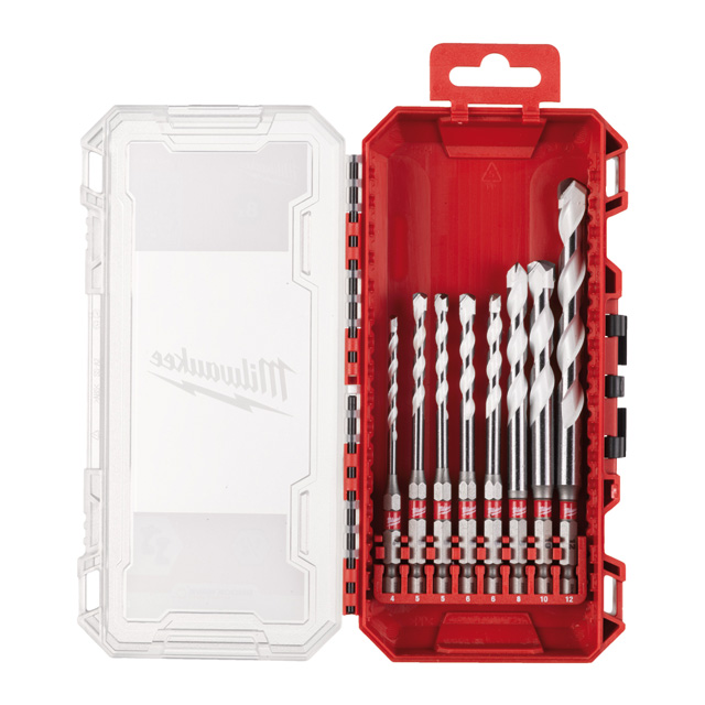 1/4 Zoll Multimaterialbohrer Set (8-teilig)