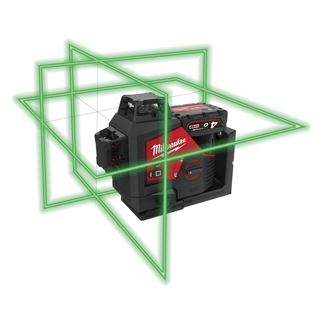 M12™ 3 x 360° Kreuzlinienlaser Kit