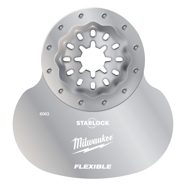 Flexibler Spachtel zum Entfernen von Silikon und weichem Fensterkitt